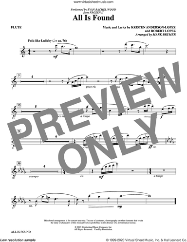 All Is Found (from Disney's Frozen 2) (arr. Mark Brymer)