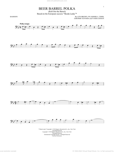 Beer Barrel Polka (Roll Out The Barrel)
