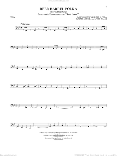 Beer Barrel Polka (Roll Out The Barrel)