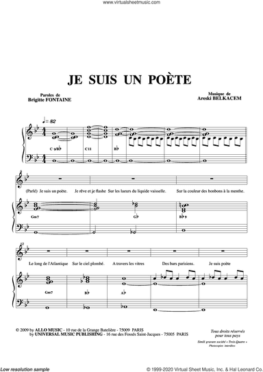Je Suis Un Poete
