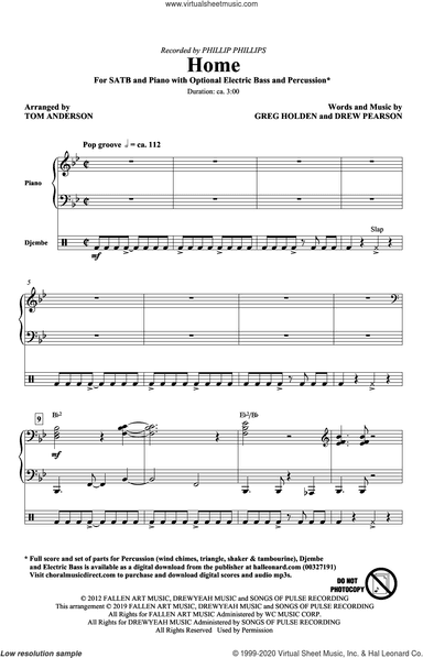 Home (arr. Tom Anderson)