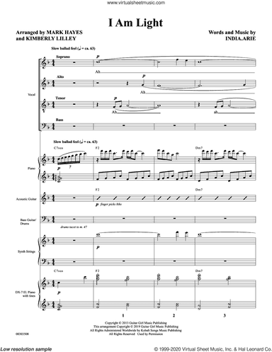 I Am Light (arr. Mark Hayes and Kimberly Lilley)