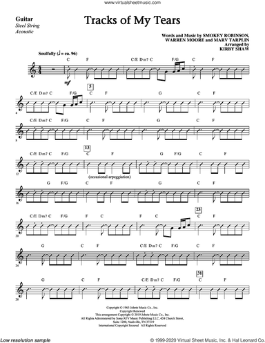 Tracks of My Tears (arr. Kirby Shaw) (complete set of parts)