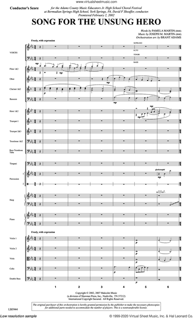 Song for the Unsung Hero (COMPLETE)
