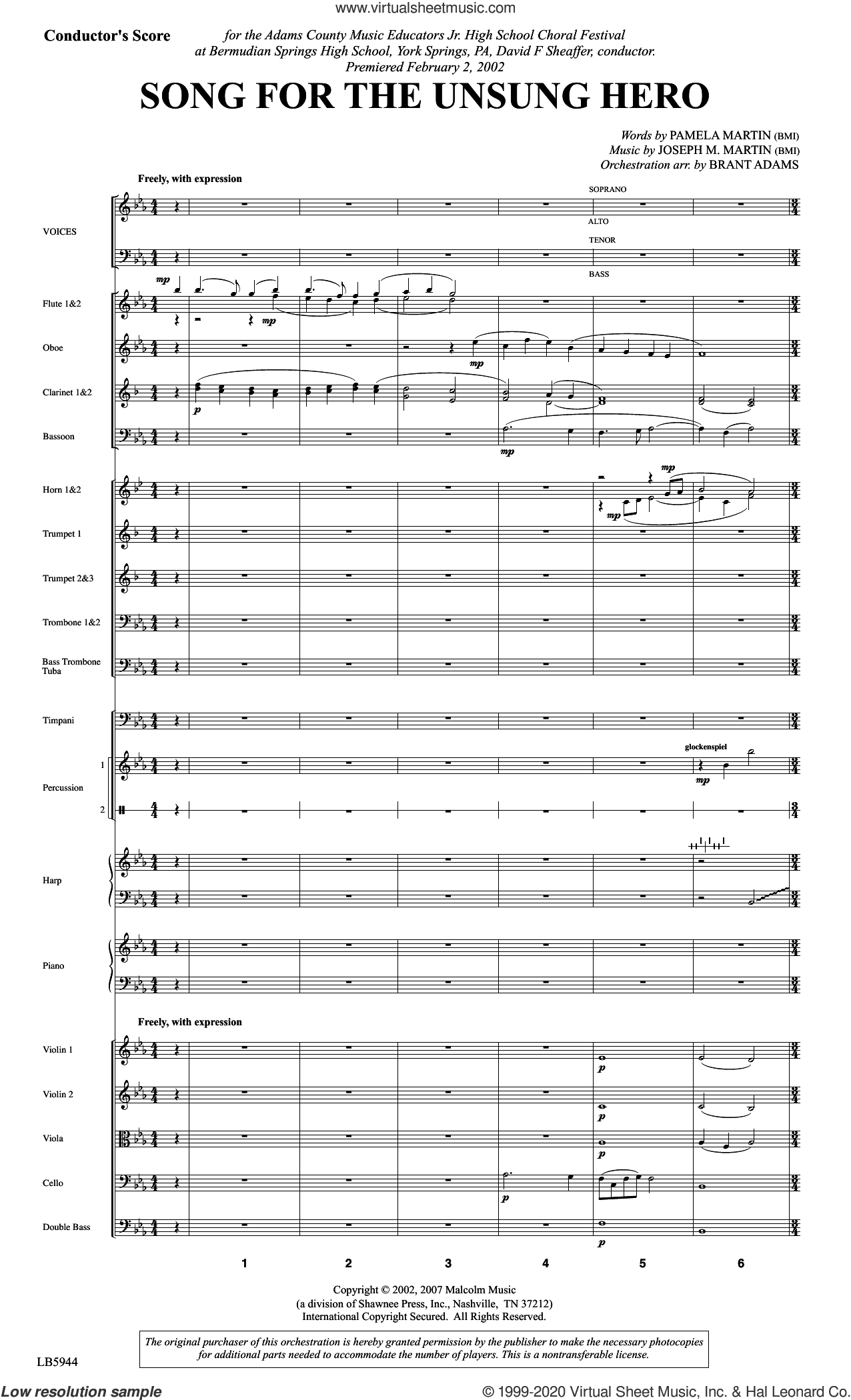 Song for the Unsung Hero (COMPLETE)