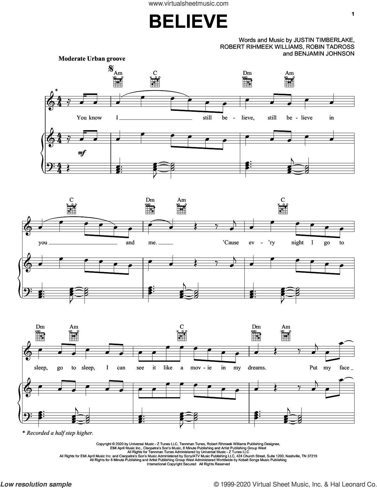 Believe (feat. Justin Timberlake)