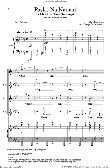 Pasko Na Naman! (It's Christmas Time Once Again!) (arr. George G. Hernandez)