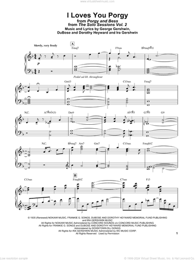 I Loves You, Porgy (from Porgy and Bess)