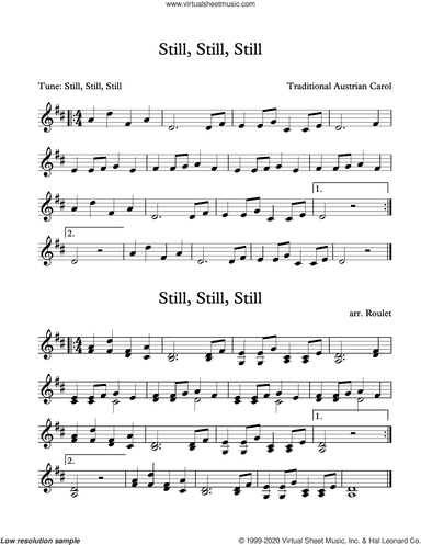 Still, Still, Still (arr. Patrick Roulet)