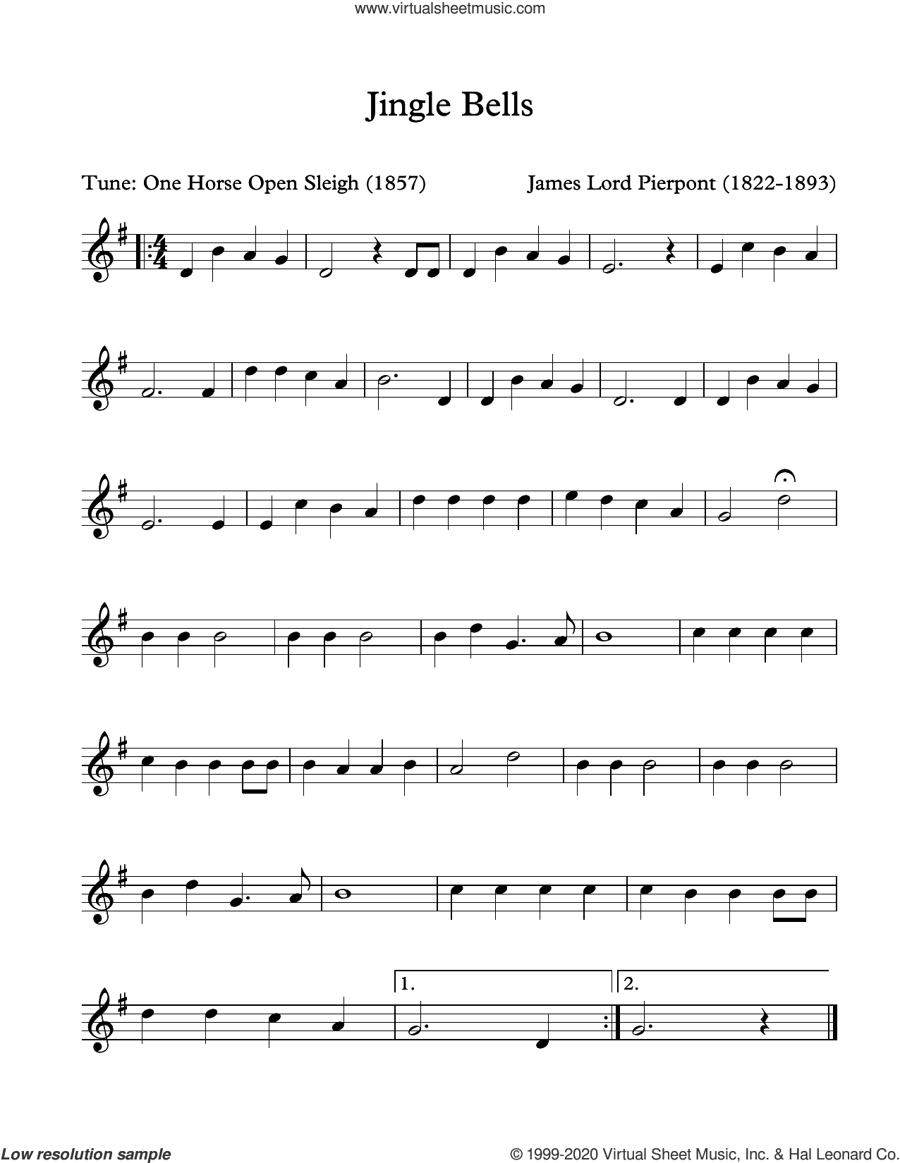 Jingle Bells (arr. Patrick Roulet)