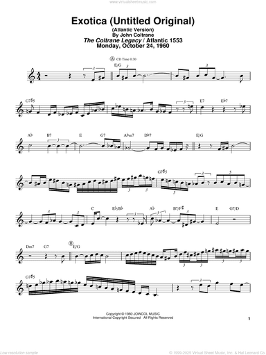 Exotica (Untitled Original) (Atlantic Version)