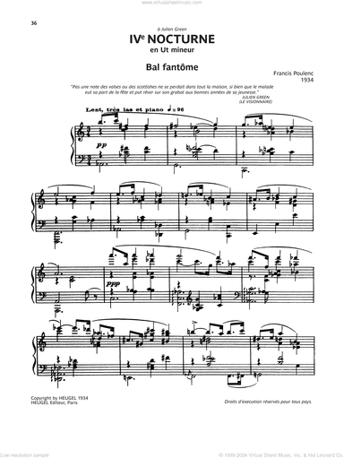 Nocturne No. 4 (Bal Fantome)
