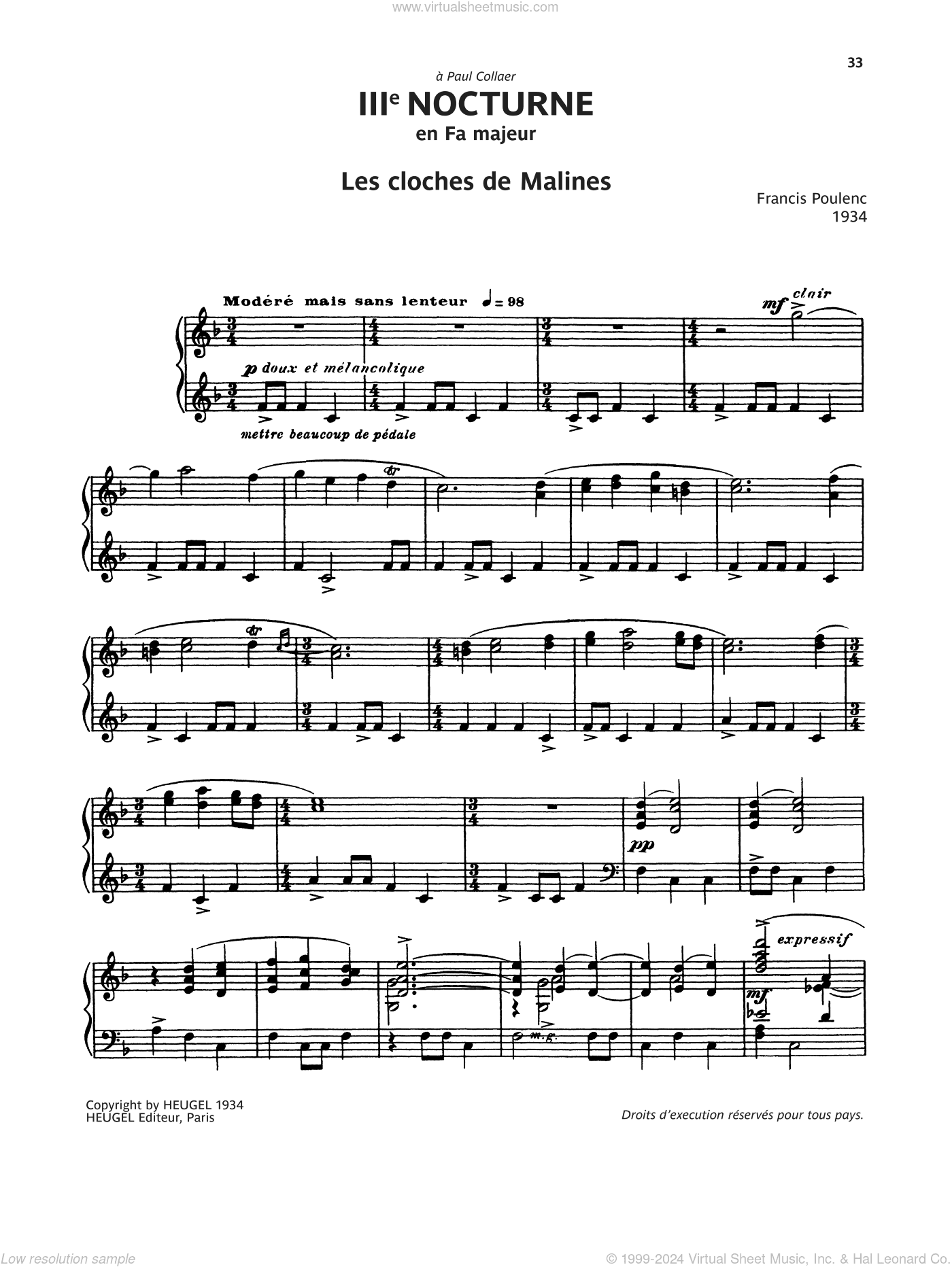 Nocturne No. 3 (Les Cloches De Malines)