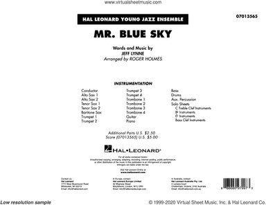Mr. Blue Sky (arr. Roger Holmes) (COMPLETE)