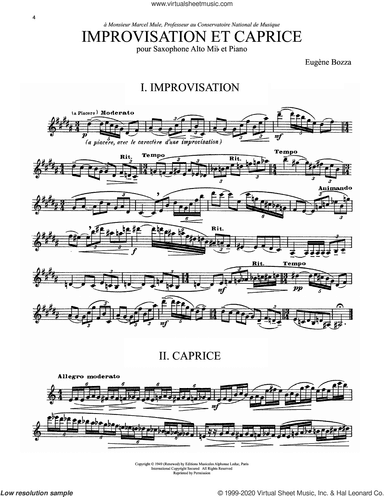 Improvisation Et Caprice