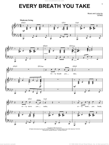 Every Breath You Take [Jazz version] (arr. Brent Edstrom)