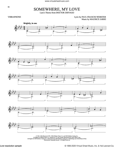 Somewhere, My Love (Lara's Theme from Doctor Zhivago)