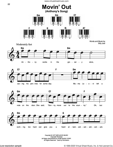 Movin' Out (Anthony's Song)