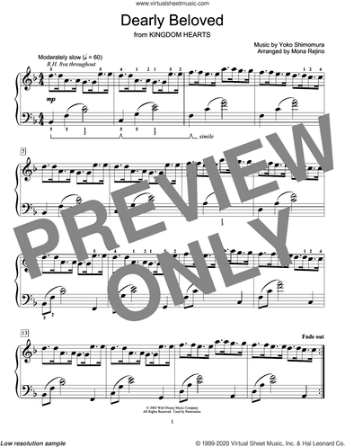Dearly Beloved (from Kingdom Hearts) (arr. Mona Rejino)