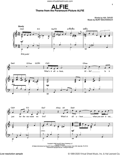 Alfie [Jazz version] (arr. Brent Edstrom)