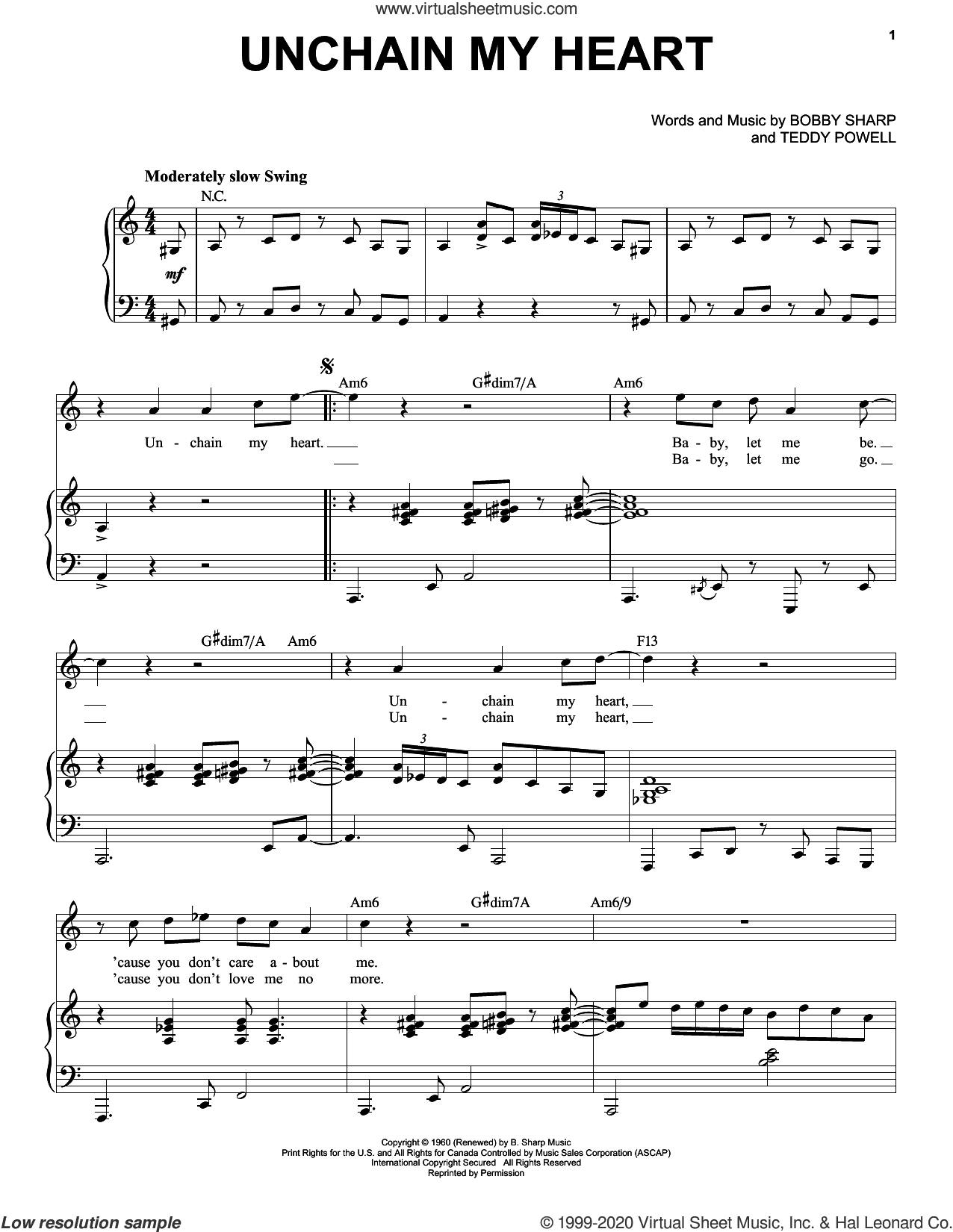 Unchain My Heart [Jazz version] (arr. Brent Edstrom)