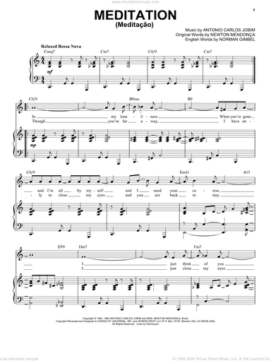 Meditation (Meditacao) [Jazz version] (arr. Brent Edstrom)