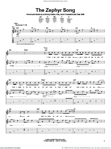 The Zephyr Song