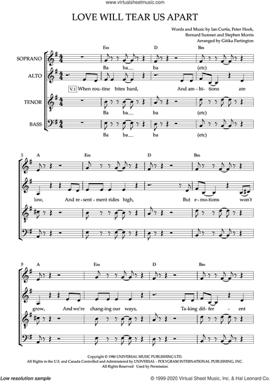 Love Will Tear Us Apart (arr. Gitika Partington)
