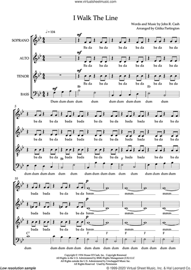 I Walk The Line (arr. Gitika Partington)