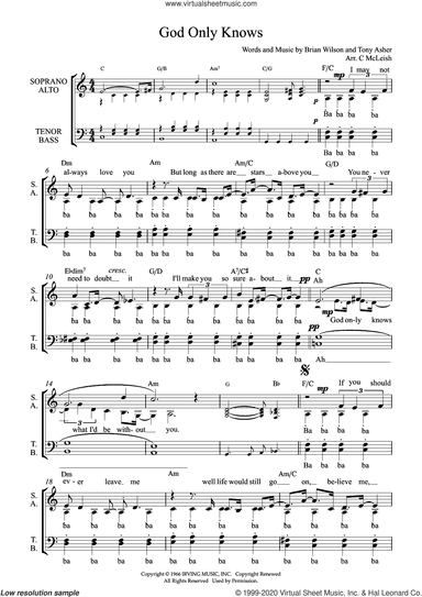 God Only Knows (arr. Craig McLeish)