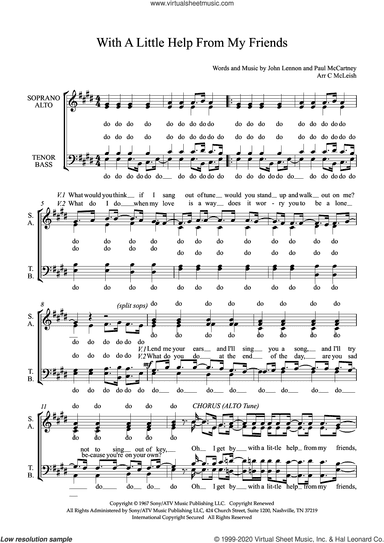 With A Little Help From My Friends (arr. Craig McLeish)