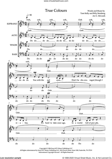 True Colours (arr. Craig McLeish)