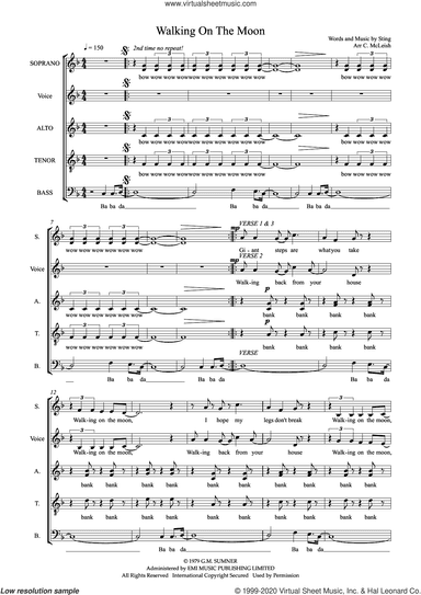 Walking on the Moon (arr. Craig McLeish)