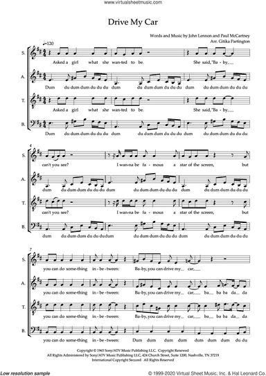Drive My Car (arr. Gitika Partington)