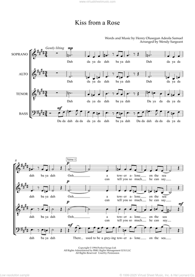 Kiss from a Rose (arr. Wendy Sergeant)