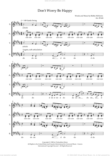 Don't Worry, Be Happy (arr. Richard Salt)