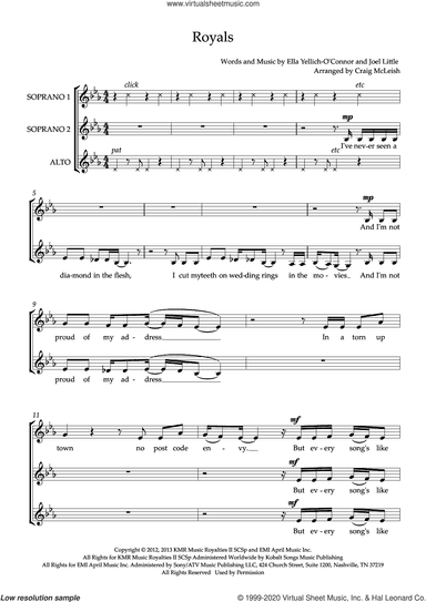 Royals (arr. Craig McLeish)