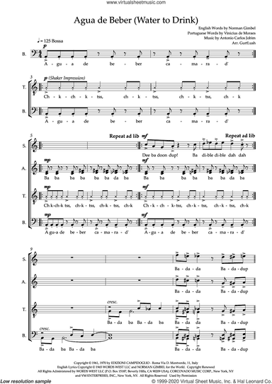 Agua de Beber (Water to Drink) (arr. Sam Burns)