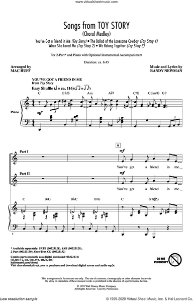 Songs from Toy Story (Choral Medley) (arr. Mac Huff)