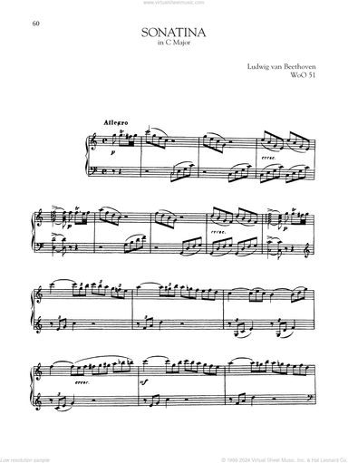 Sonata In C Major, WoO 51
