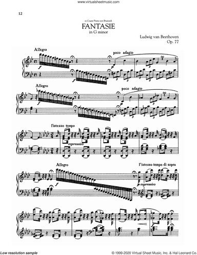 Fantasie, Op. 77