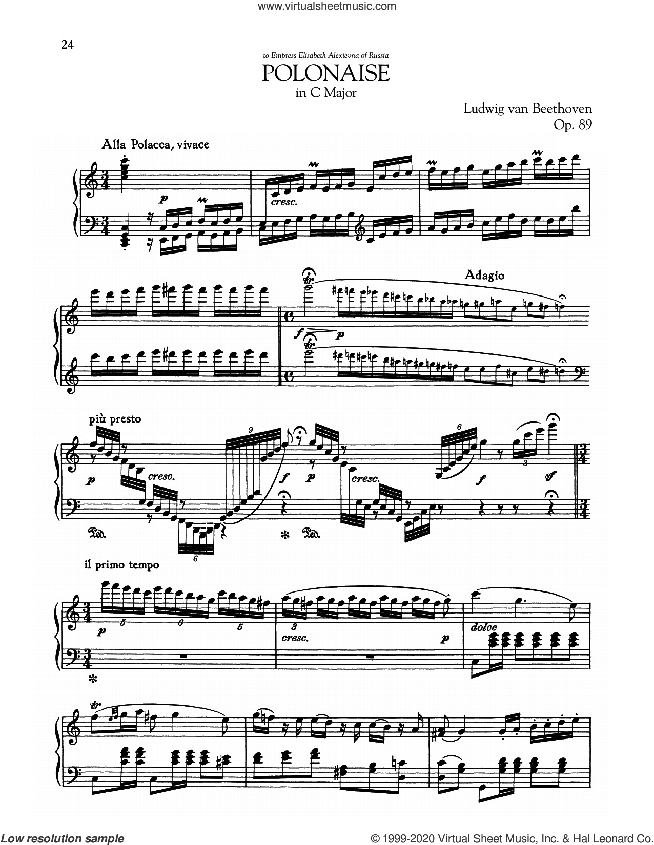 Polonaise, Op. 89