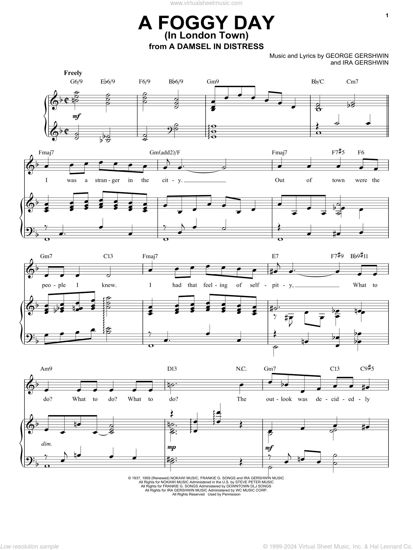 A Foggy Day (In London Town) [Jazz version] (arr. Brent Edstrom)
