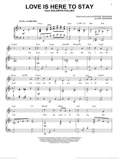 Love Is Here To Stay [Jazz version] (arr. Brent Edstrom)