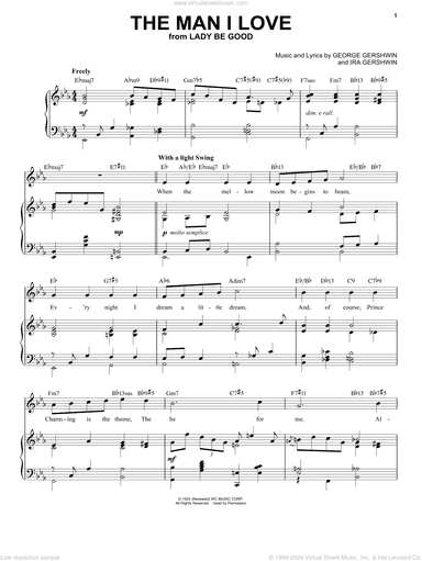 The Man I Love [Jazz version] (arr. Brent Edstrom)