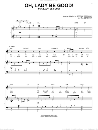 Oh, Lady Be Good! [Jazz version] (arr. Brent Edstrom)