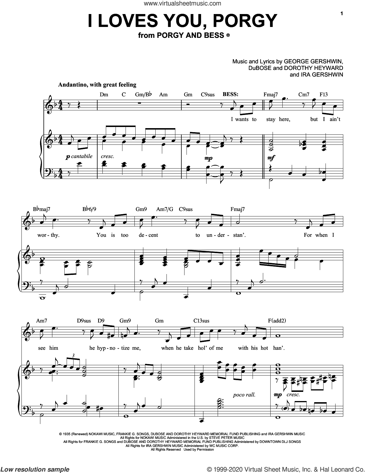 I Loves You, Porgy [Jazz version] (arr. Brent Edstrom)