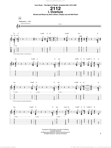 2112 - I. Overture