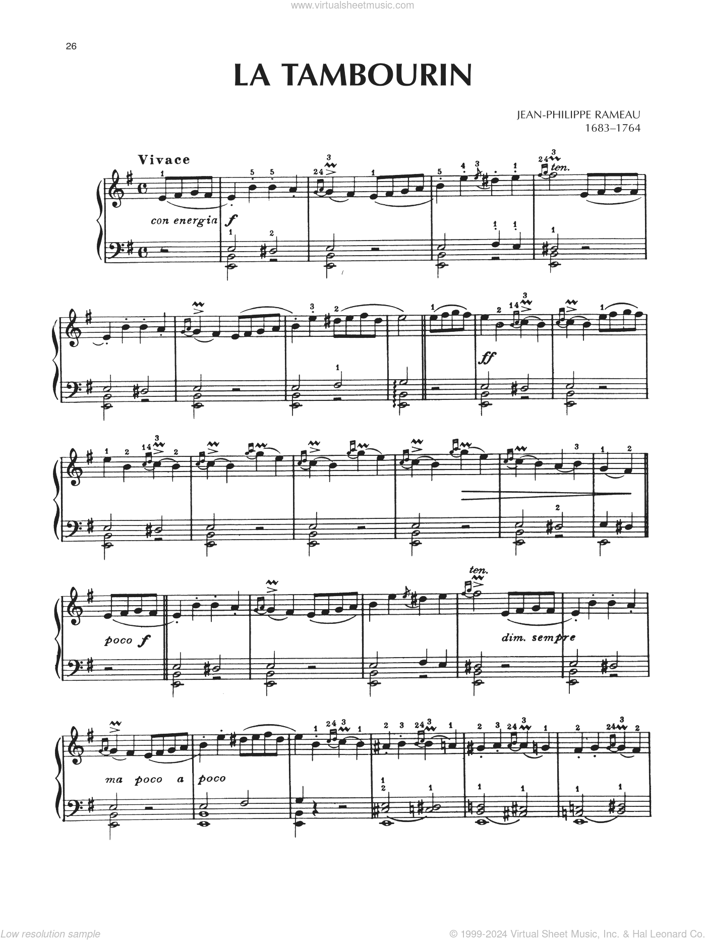 La Tambourin