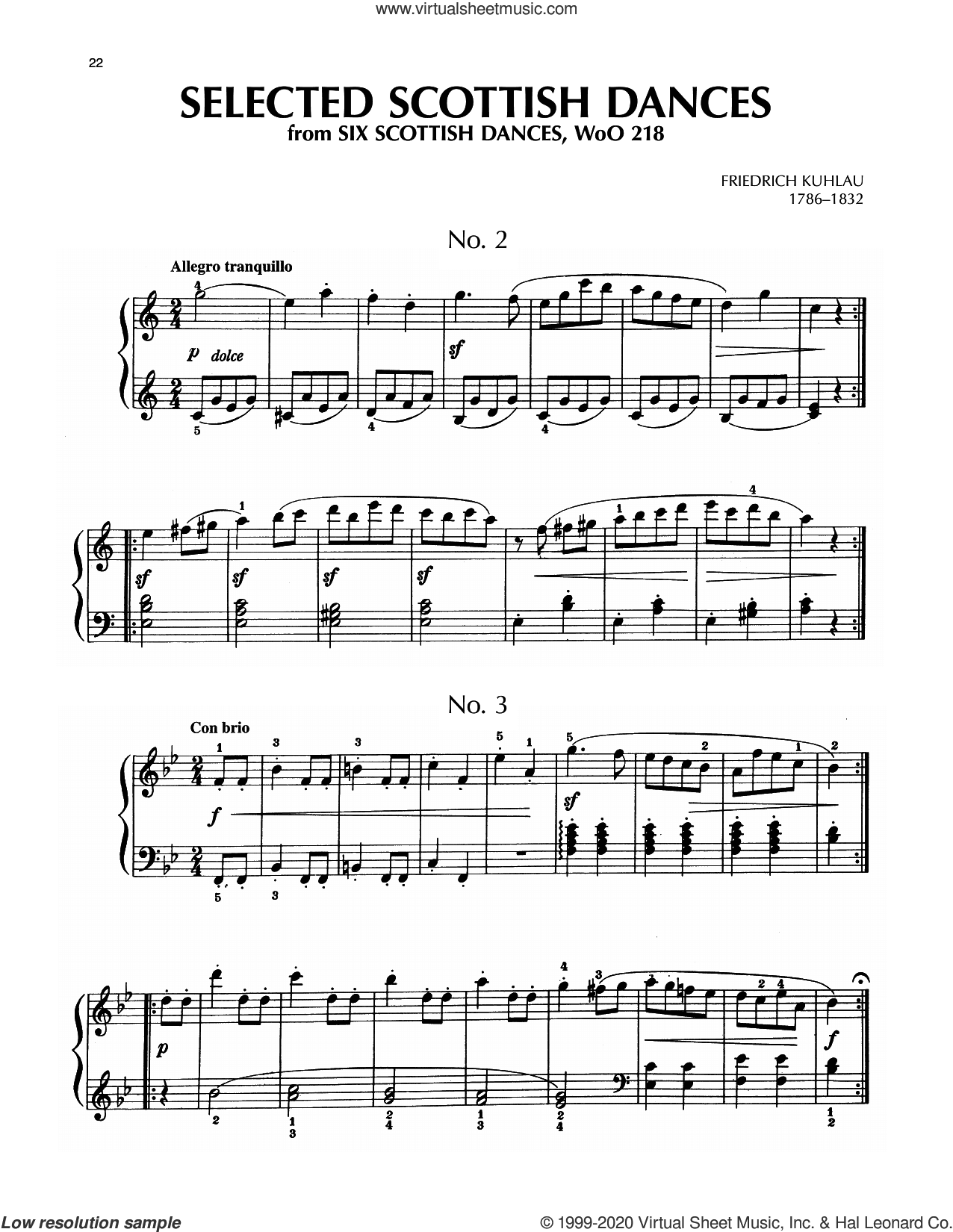 Scottish Dance No. 2